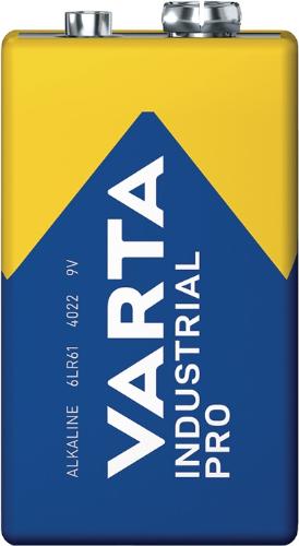 VARTA Batterie Industrial PRO 9 V 6AM6 9V-Block 630 mAh 6LR61 4022