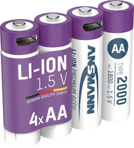 ANSMANN Akkuzelle 1,5 V 1800 mAh