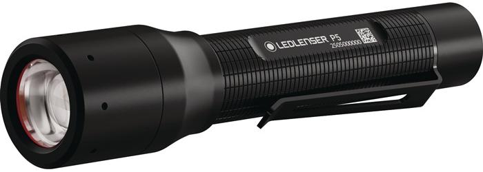Ledlenser LED-Taschenlampe P5 200/80/20 lm Batterie 170/100/60 m schwarz