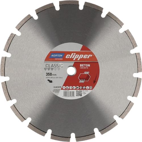 NORTON CLIPPER Diamanttrennscheibe Classic Beton Ø 400 mm Bohrung 25,4 mm Segmentbreite 3,2 mm Segmenthöhe 10 mm