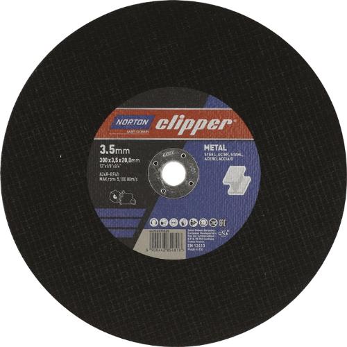 NORTON CLIPPER Trennscheibe D300x3,5mm Typ 41 Metall Bohrung 20 mm