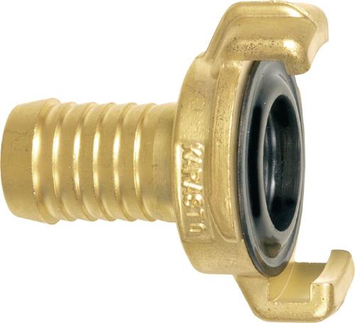 GEKA Schlauchstück Messing Schlauchgröße 19 mm