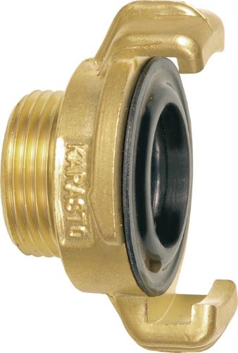 GEKA Gewindestück Messing Außengewinde 1/2