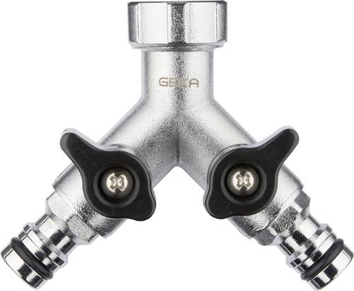 GEKA Zweiwegeventil plus Messing verchromt IG 3/4 ″