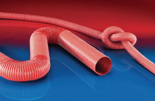 NORRES Absaug- und Gebläseschlauch SIL 391 ONE Innen-Ø 70 mm Außen-Ø 74,00 mm 2 mm Länge 4 m