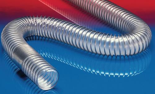 NORRES Absaug- und Gebläseschlauch CP PUR 455 FOOD Innen-Ø 125-127 mm Außen-Ø 137,00 mm Länge 6 m Wandstärke 6 mm