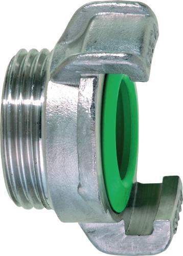 KARASTO Außengewindestück GEKA plus-E Edelstahl Außengewinde 1 ″