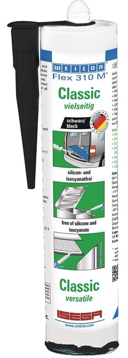 Weicon Kleb- und Dichtstoff Flex 310 M® Classic schwarz 310 ml