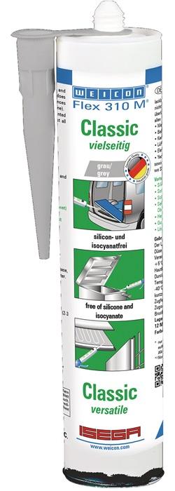 Weicon Kleb- und Dichtstoff Flex 310 M® Classic grau 310 ml
