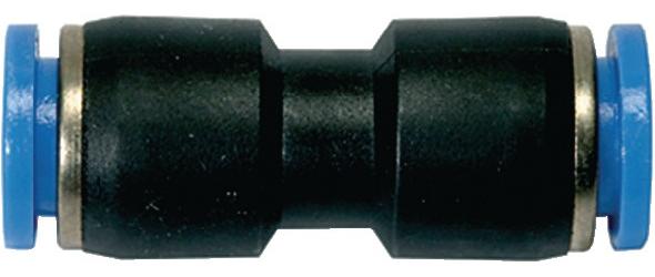 RIEGLER Gerade Steckverbindung Blaue Serie 10 mm L1 47,0 mm