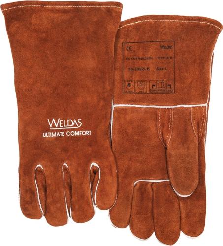 WELDAS Schweißerhandschuhe Größe XL (9,5) braun EN 388, EN 12477 PSA-Kategorie II