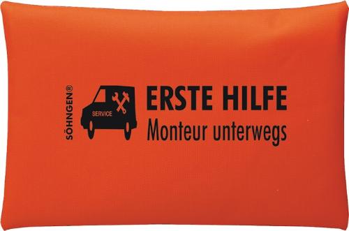 SÖHNGEN Erste Hilfe Tasche Monteur unterwegs B240xH170ca.mm orange