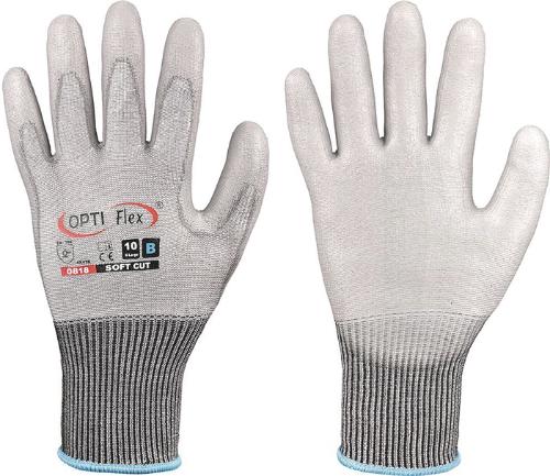 OPTIFLEX Handschuhe SOFT CUT Größe 10 grau EN 420, EN 388 PSA-Kategorie II