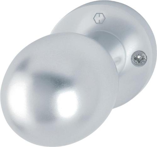 HOPPE Knopfrosette 50/11 Aluminium F1 Aufnahme M12 Kugelknopf