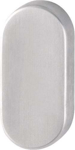 HOPPE Feuerschutz-Schlüsselrosette FS-E55S Edelstahl F69 Schildstärke 8 mm BL oval