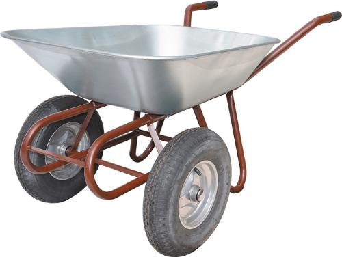 müba Schubkarre Zweirad 85 l Luftrad 24 kg Stahlfelge mit Kugellager