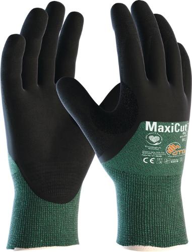 ATG Schnittschutzhandschuhe MaxiCut®Oil™ 44-305 Größe 9 grün/schwarz EN 388 PSA-Kategorie II