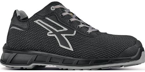 U-Power Sicherheitshalbschuh Jackson Größe 40 W. 11 schwarz/grau S3S CI FO SR ESD Putek Plus®