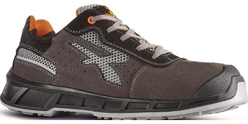 U-Power Sicherheitshalbschuh Mars Größe 46 W. 11 grau/grau S1PS FO SR ESD EN ISO 20345:2022 Veloursleder/Mesh