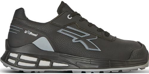 U-Power Sicherheitshalbschuh Zak Größe 44 W. 11 schwarz/grau S3S CI FO SR ESD Mikrofaser