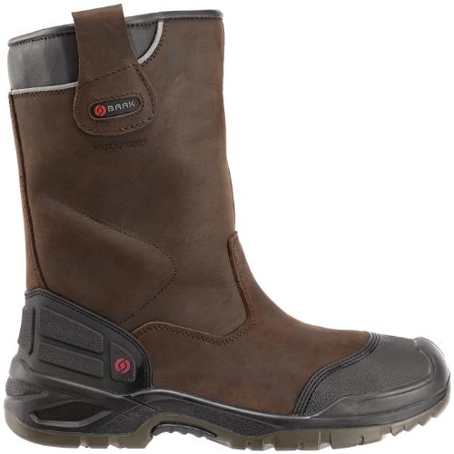 BAAK Sicherheitsschlupfstiefel Hercules Größe 41 W. 11 braun S3 SRC WR EN ISO 20345 Glattleder