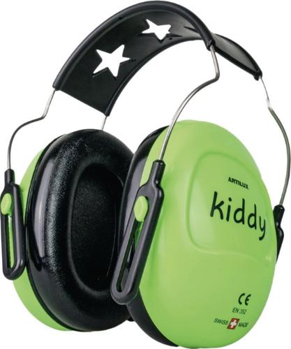 Artilux Kindergehörschutz Kiddy EN 352-1 SNR 24 dB neon-grün