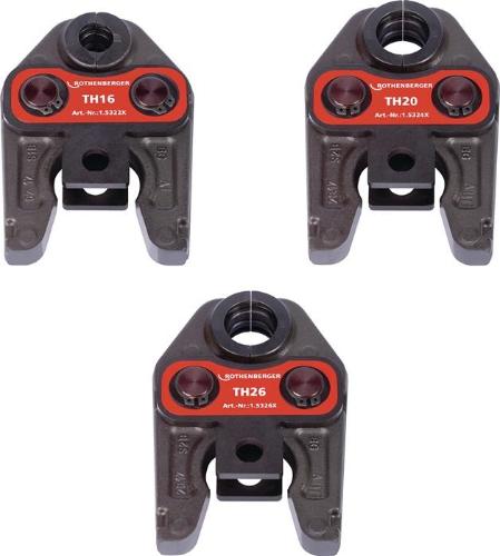 ROTHENBERGER Pressbackenset Standard 32 kN Nennweite 16-20-26 mm Typ TH