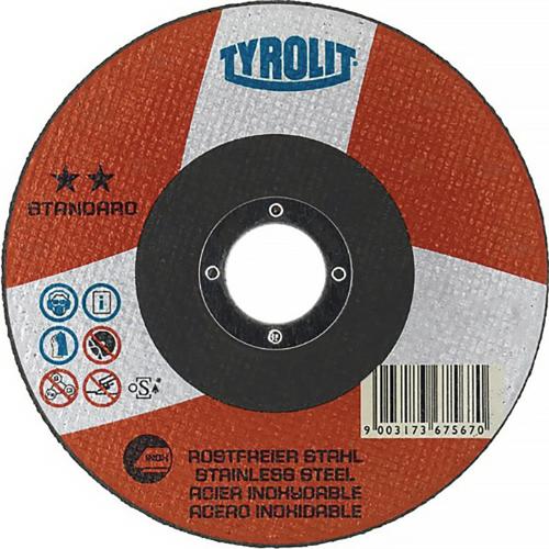 TYROLIT Trennscheibe STANDARD D125x1mm gerade Bohrung 22,23 mm
