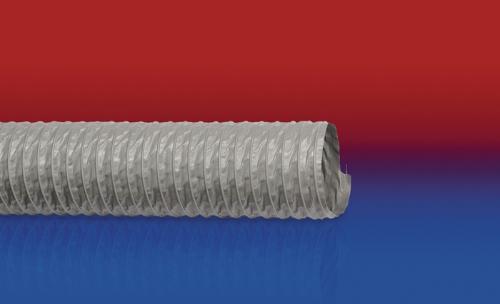 NORRES Saug- und Druckschlauch PROTAPE® PVC 371 (MD) Innen-Ø 110 mm grau Länge 10 m