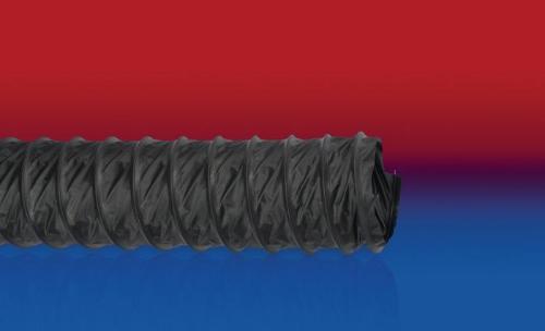 NORRES Klimaschlauch PROTAPE® PVC 371 BLACK (XLD) Innen-Ø 120 mm Außen-Ø 123,00 mm Länge 5 m