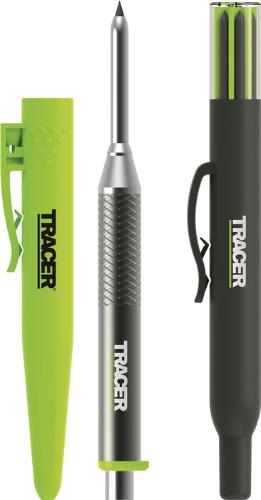 OX Tools Tieflochbleistiftset TRACER PRO Series schwarz Strichbreite 2,8 mm