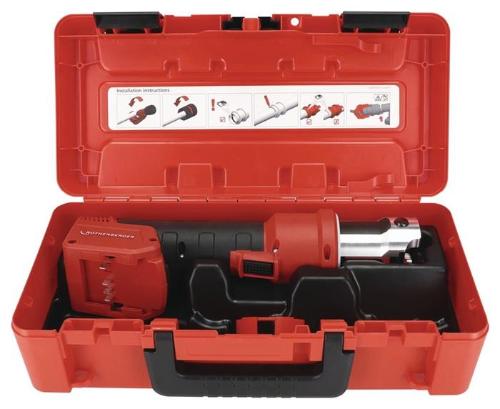 ROTHENBERGER Hybrid-Pressmaschine ROMAX NANO 32 kN 0-108 mm Pressbacke iJAW TH 16, 20, 26mm, Akku