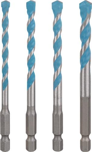 Bosch Bohrer-Set EXPERT HEX-9 Multi Construction 4-teilig Arbeitslänge 60/60/60/50 mm Ø 4/5/6/8 mm