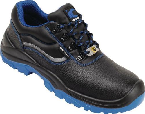 CRAFTLAND Sicherheitsschuh NAUEN Größe 41 W. 10,5 schwarz/blau S3 FO SR ESD EN ISO 20345