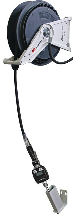 SAMOA HALLBAUER Schlauchaufroller Set 506 für Frischöl, Frostschutz und Wasser Schlauchlänge 10 m Ausgangsanschluss 1/2 ″