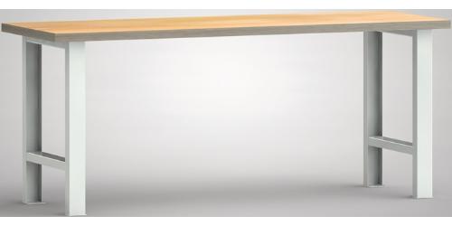 KLW LUTZ Werkbank B2000xT700xH840mm Buche Multiplex lichtgrau