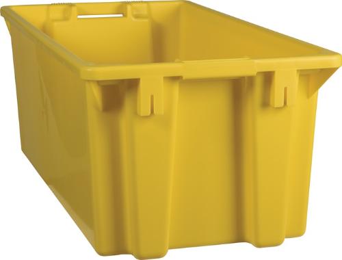 PLASTIPOL Drehstapelbehälter PP gelb L800xB400xH300mm