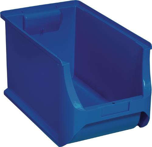 ALLIT Sichtlagerkasten ProfiPlus L355xB205xH200mm PP blau stapelbar