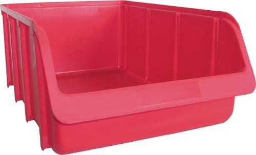 Hünersdorff Sichtlagerkasten L489/422xB312xH184mm PP rot stapelbar