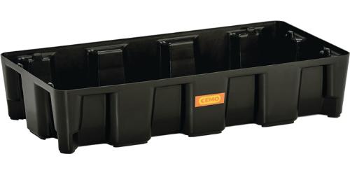 CEMO Auffangwanne 35 l L800xB400xH165mm Polyethylen ohne PE-Rost