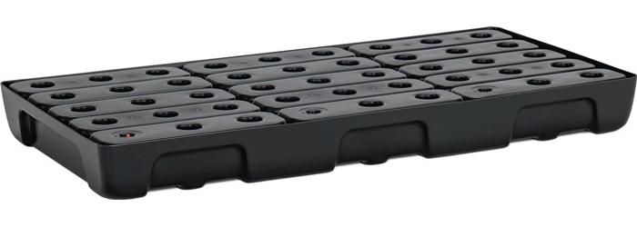 CEMO Regalwanne 27 l L976xB495xH95mm Polyethylen mit PE-Rost und Leckanzeiger