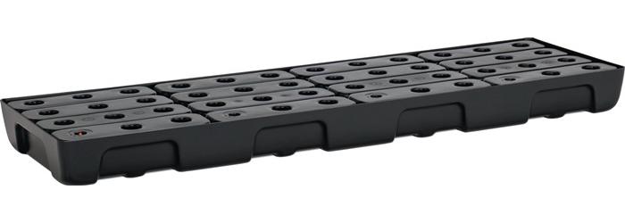 CEMO Regalwanne 28 l L1295xB395xH95mm Polyethylen mit PE-Rost und Leckanzeiger