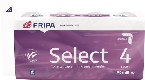 FRIPA Toilettenpapier Select 4-lagig