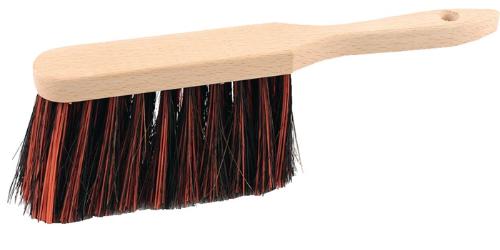 SOREX Handfeger Arenga / Elaston Länge 280 mm mit Holzrücken extra voll bestückt