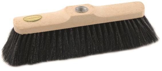 SOREX Besen Rosshaar Länge 280 mm Buche gewachst mit Gewinde