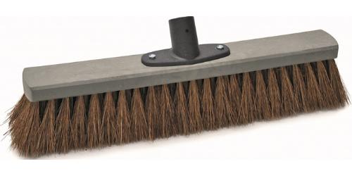 SOREX Besen Kokos Länge 500 mm m.Kunststoffstielhalter,Kunststoffkörper