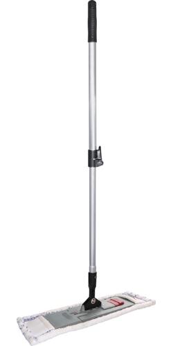SPRINTUS Wischset Mopphalter, Alu-Teleskopstiel, Mopp Mikrofaser weiß B500xL1450mm