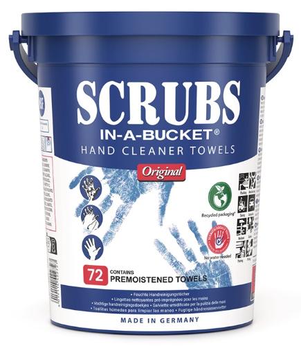 Scrubs Handreinigungstuch ohne Einsatz von Wasser 72 St.