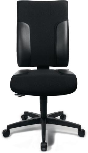 TOPSTAR Bürodrehstuhl mit Synchrontechnik schwarz/schwarz 420-540 mm ohne Armlehnen Tragfähigkeit 110 kg