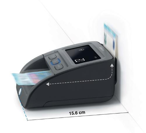 Safescan Geldscheinprüfer 155-S G2 geeignet f. EUR, CHF, GBP, SEK, NOK, DKK Netzteil und QIG